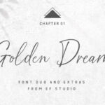 Golden Dream Duo Font - Featured Image