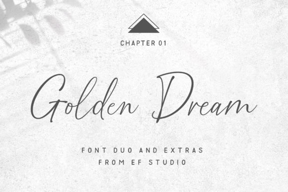 Golden Dream Duo Font - Featured Image