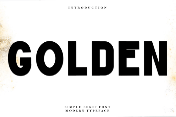 Golden Font Font - Featured Image