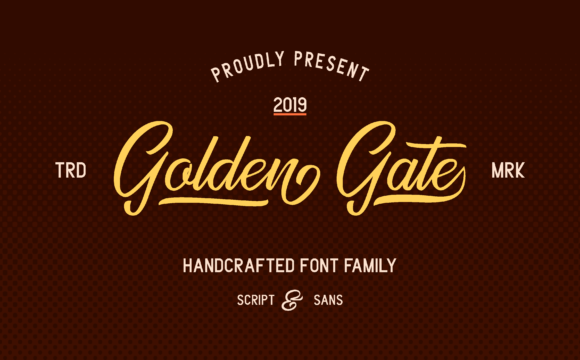 Golden Gate Duo Font - Featured Image