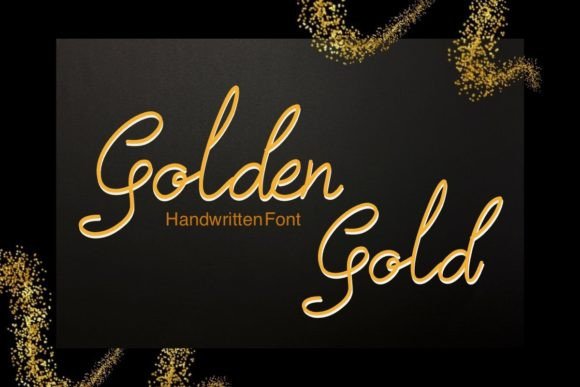Golden Gold Font - Featured Image