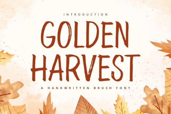 Golden Harvest Font - Featured Image