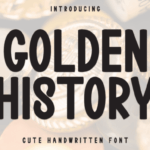 Golden History Font - Featured Image