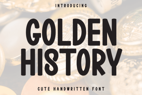 Golden History Font - Featured Image