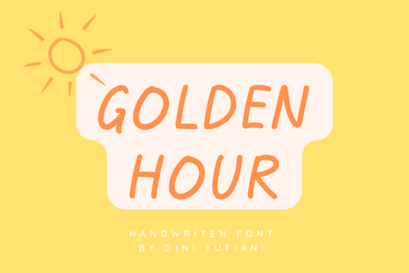 Golden Hour Font - Featured Image