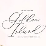 Golden Island Font - Featured Image