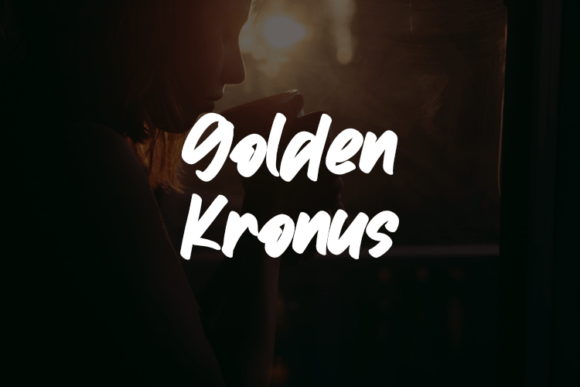 Golden Kronus Font - Featured Image