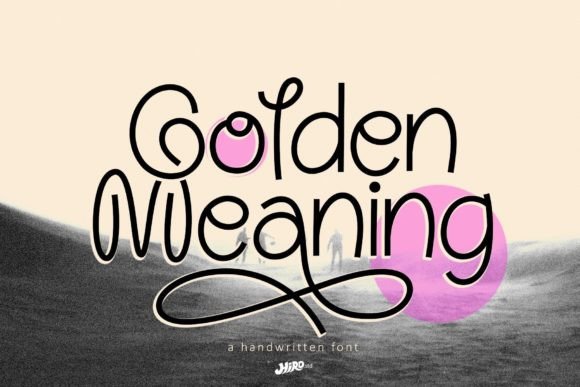 Golden Meaning Font - Featured Image