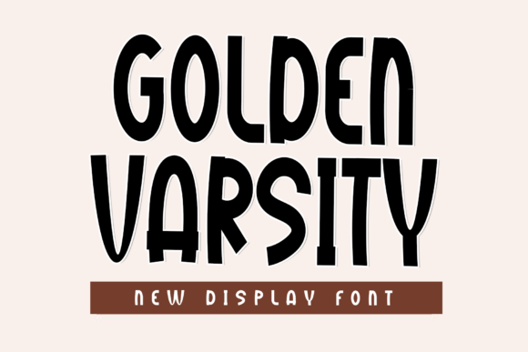 Golden Varsity Font - Featured Image