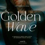Golden Wave Font - Featured Image