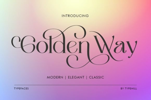 Golden Way Font - Featured Image