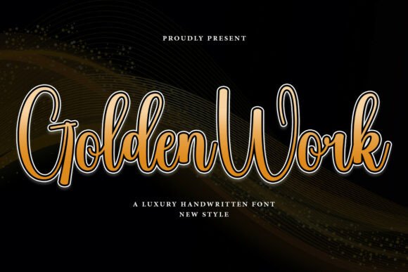 Golden Work Font - Featured Image