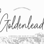 Goldenlead Font - Featured Image