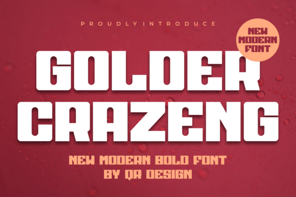 Golder Crazeng Font - Featured Image
