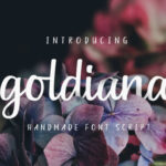 Goldiana Script Font - Featured Image