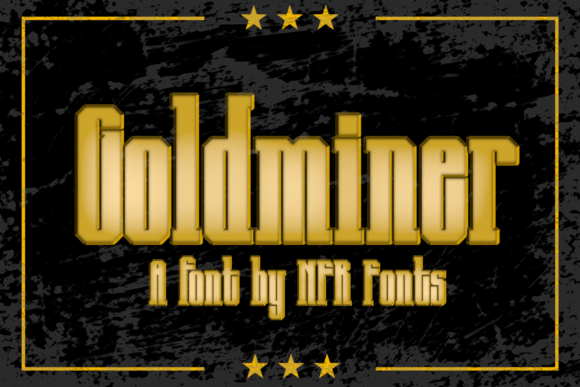 Goldminer Font - Featured Image