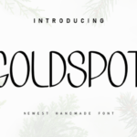 Goldspot Font - Featured Image