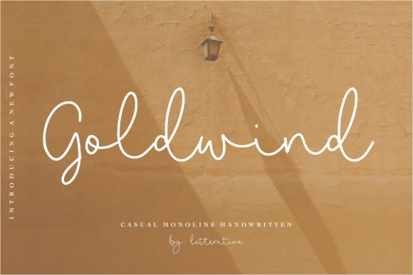 Goldwind Font - Featured Image