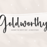 Goldworthy Font - Featured Image
