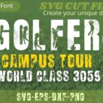 Golfer Campus Tour Font - Featured Image
