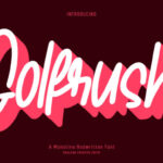 Golfrush Font - Featured Image