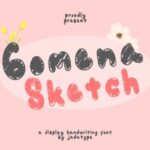 Gomena Sketch Font - Featured Image
