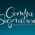 Gomha Signature Font - Featured Image