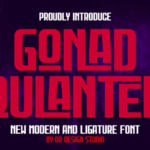 Gonad Qulanter Font - Featured Image
