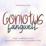 Gonlotus Fangwell Font - Featured Image
