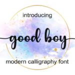 Good Boy Font - Featured Image