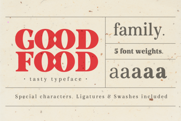 Good Food Font - Featured Image