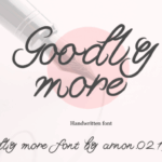 Goodly More Font - Featured Image