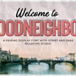Goodneighbor Font - Featured Image