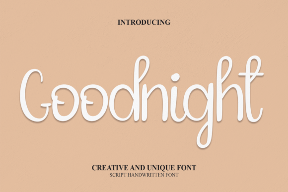 Goodnight Font - Featured Image