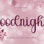 Goodnight Font - Featured Image