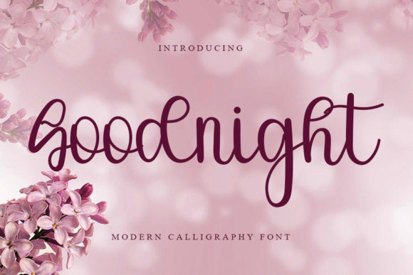 Goodnight Font - Featured Image
