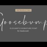 Goosebumps Font - Featured Image