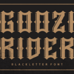 Goozi Rider Font - Featured Image