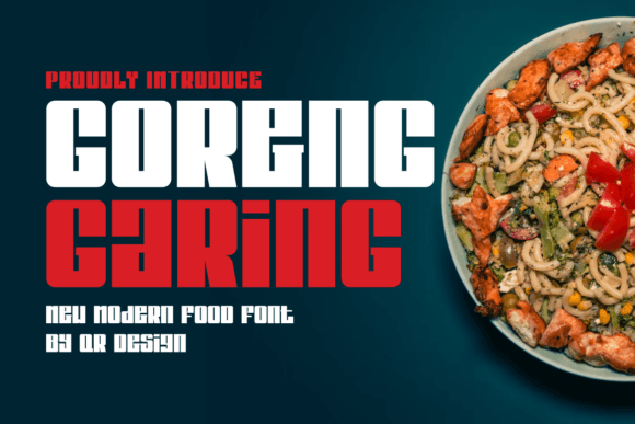 Goreng Garing Font - Featured Image