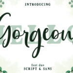 Gorgeous Duo Font - Featured Image