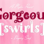 Gorgeous Swirls Font - Featured Image