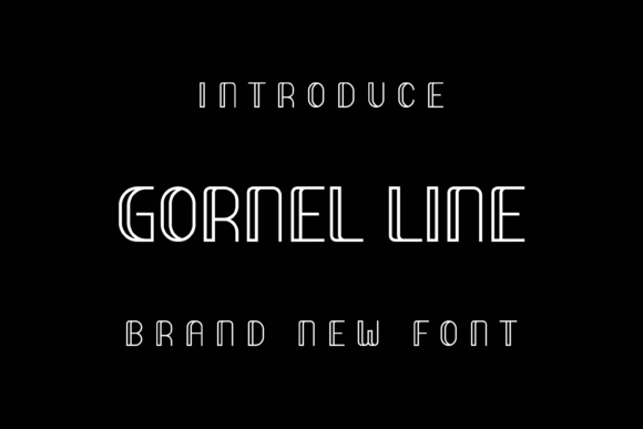 Gornel Line Font - Featured Image