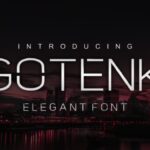 Gotenk Font - Featured Image