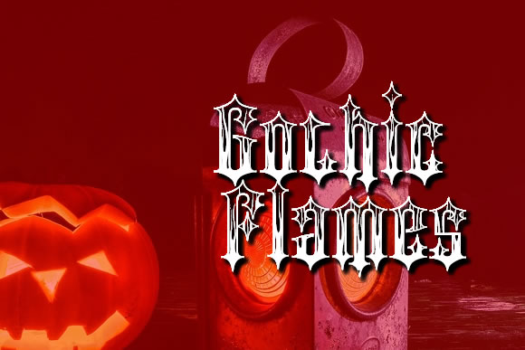 Gothic Flames Font - Featured Image