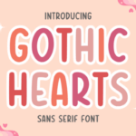 Gothic Hearts Font - Featured Image