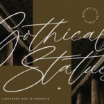 Gothical Statues Font - Featured Image