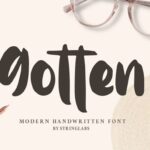 Gotten Font - Featured Image