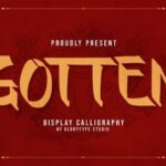Gotten Font - Featured Image