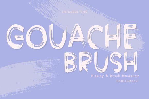 Gouache Brush Font - Featured Image