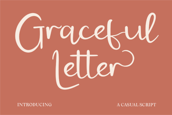 Graceful Letter Font - Featured Image